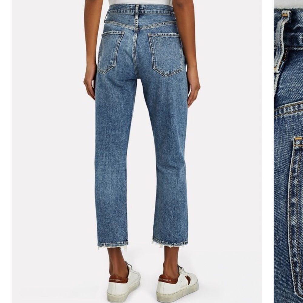 Agolde Riley High Rise Straight Leg jeans
